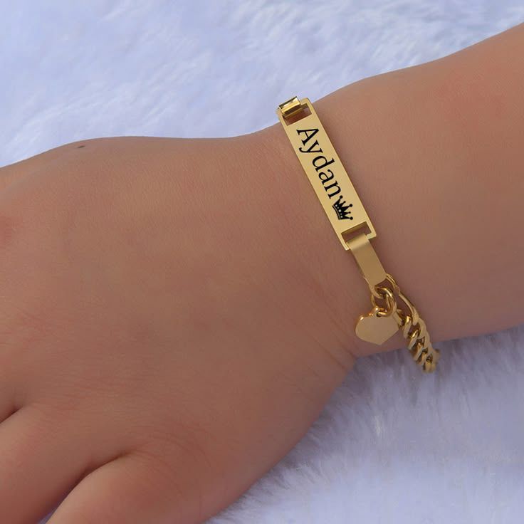 Engraving Name Baby Bracelet!