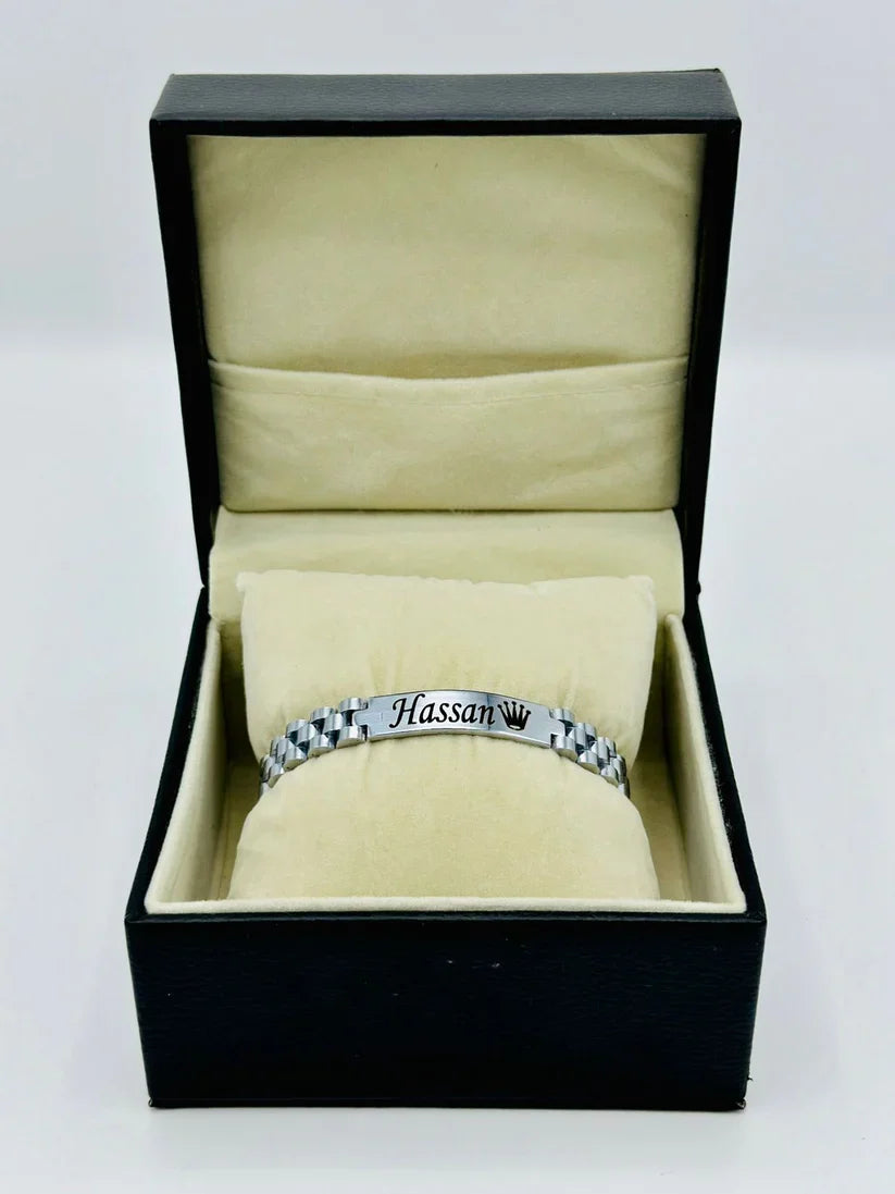 Engraved Name Bracelet + Free Ring Just 1199!
