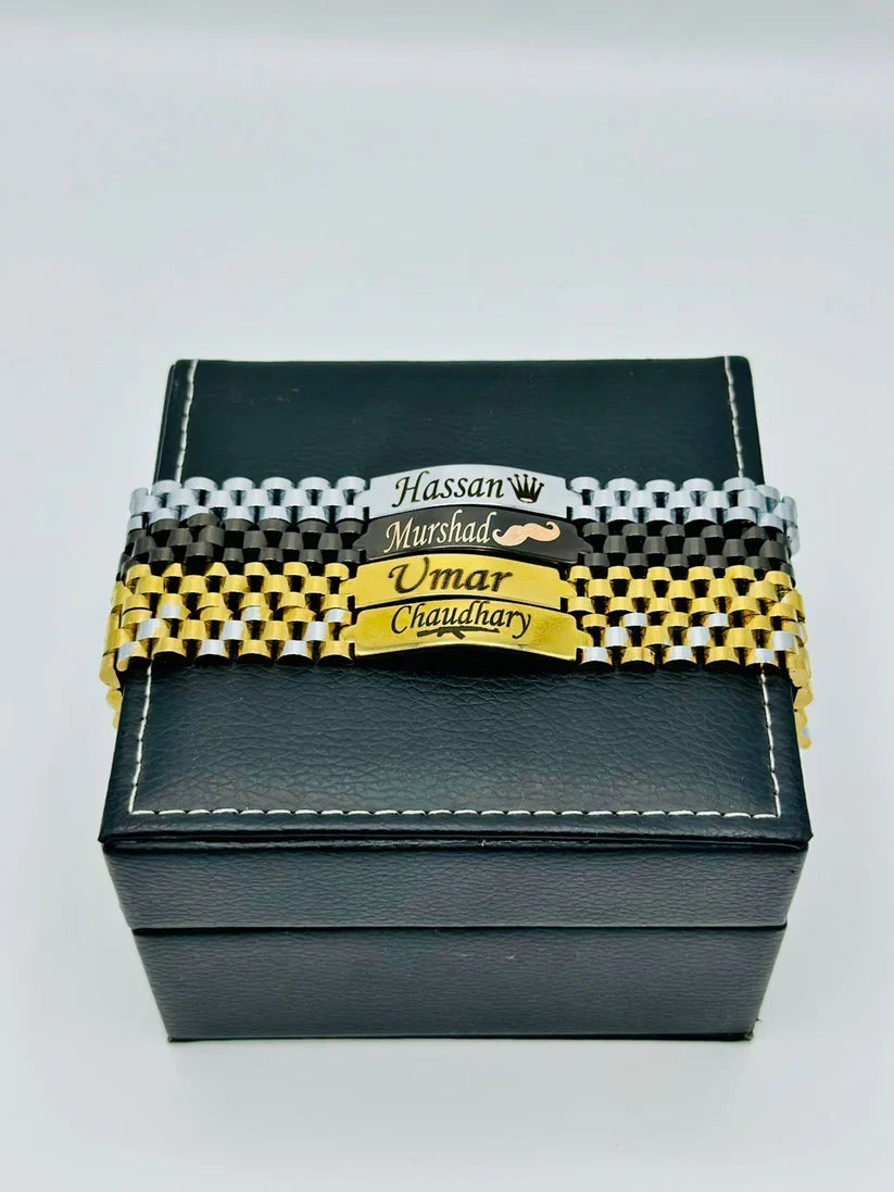 Engraved Name Bracelet + Free Ring Just 1199!