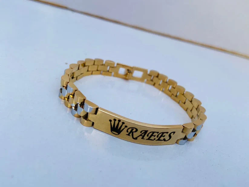 Engraved Name Bracelet + Free Ring Just 1199!